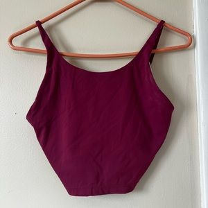 Long line athletic top